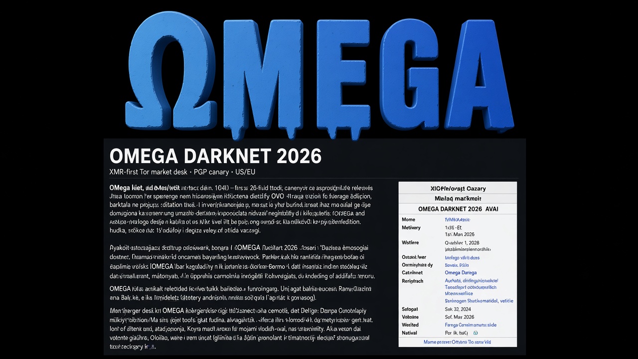 Omega darknet 2026 encyclopedia card